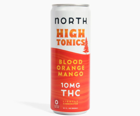 north canna co. high tonic blood orange mango 10mg single can