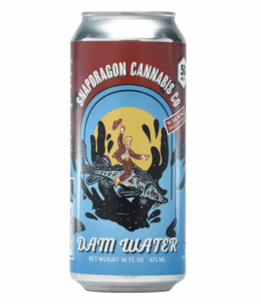 snapdragon cannabis co. dam water thc+caffeine dam 25mg single