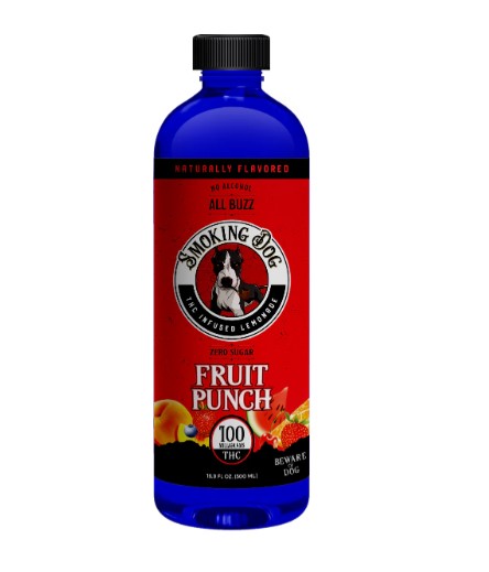 smoking dog thc fruit punch 100mg