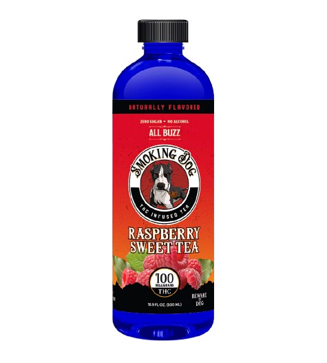 smoking dog thc lemonade raspberry 100mg