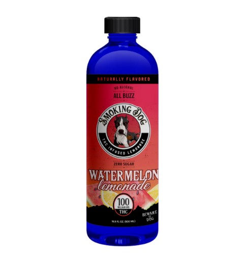 smoking dog thc lemonade watermelon 100mg