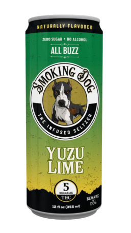 smoking dog thc seltzer cherry lime 5mg (copy)