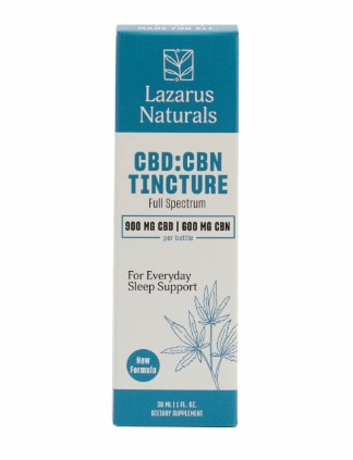 lazarus naturals sleep cbd+cbg+cbn tincture 120ml