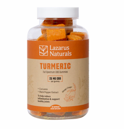lazarus naturals cbd gummies turmeric 10 count