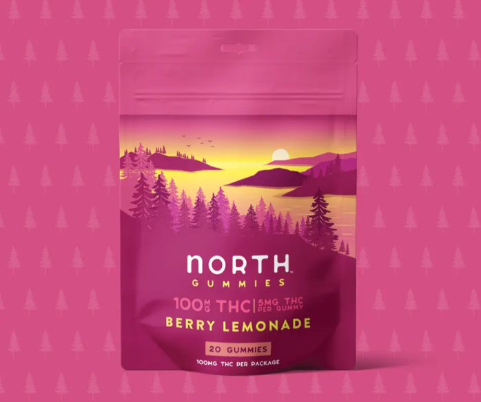 north canna co. thc gummies strawberry 100mg (copy)