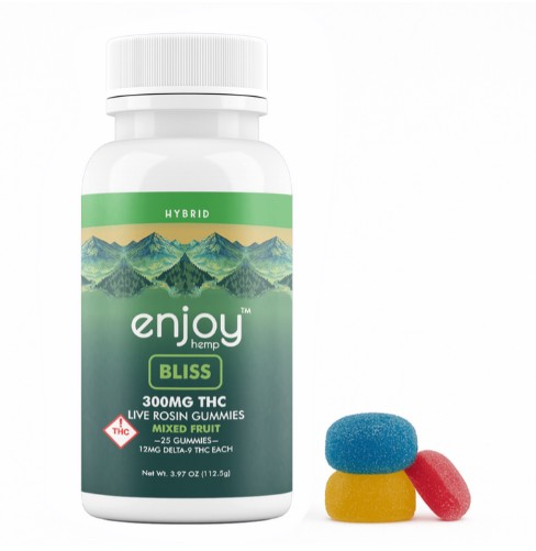 enjoy hemp mixed fruit bliss thc gummies 300mg