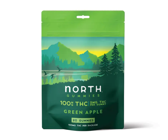 north canna co. thc gummies strawberry 100mg (copy)