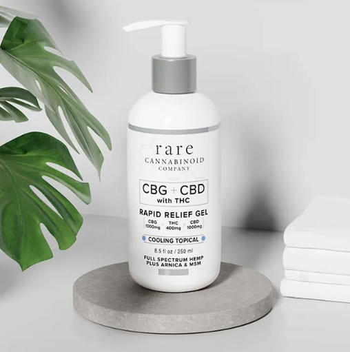 rare cannabinoid co. rapid relief cooling gel 2400mg