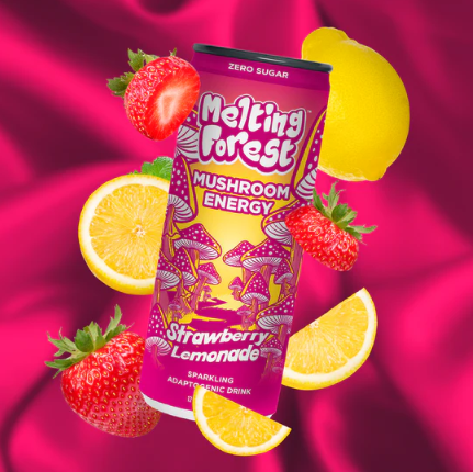 melting forest energy drink black cherry single can