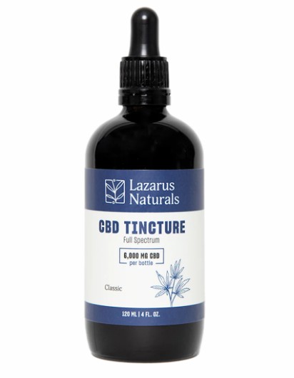 lazarus naturals organic cbd tincture 6000mg