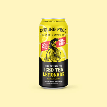cycling frog iced tea lemonade thc+cbd 50mg single