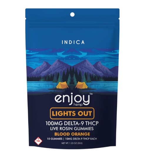 enjoy hemp blood orange lights out thcp 1000mg