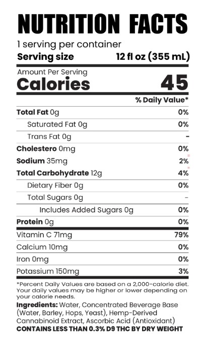 float house crispy lite brew cbd+thc 3mg (copy)