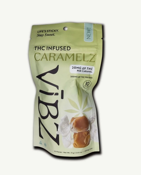 change to vĪbz | caramelz – 20mg delta 9 thc (10 pack) flowerz espresso caramels cbg+thc 15mg