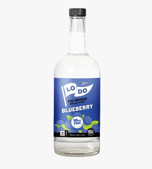 lodo blueberry cannabis spirit thc 10mg