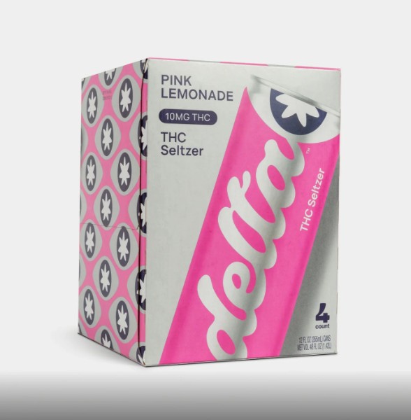 delta pink lemonade cannabis water 10mg single (copy)