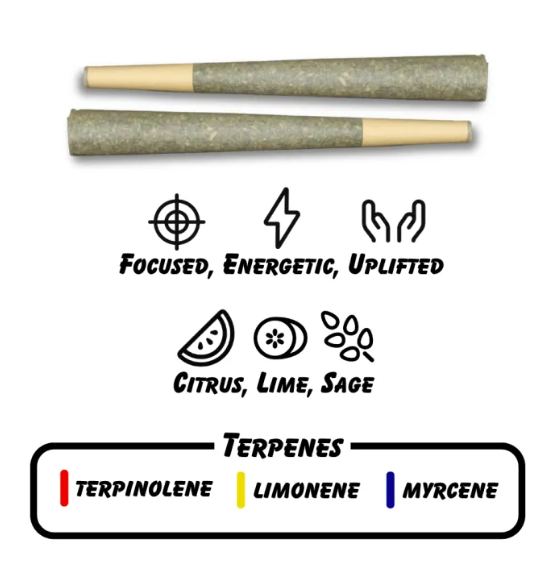 not ya son's weed california octane thca pre roll 1.5g 2 pack