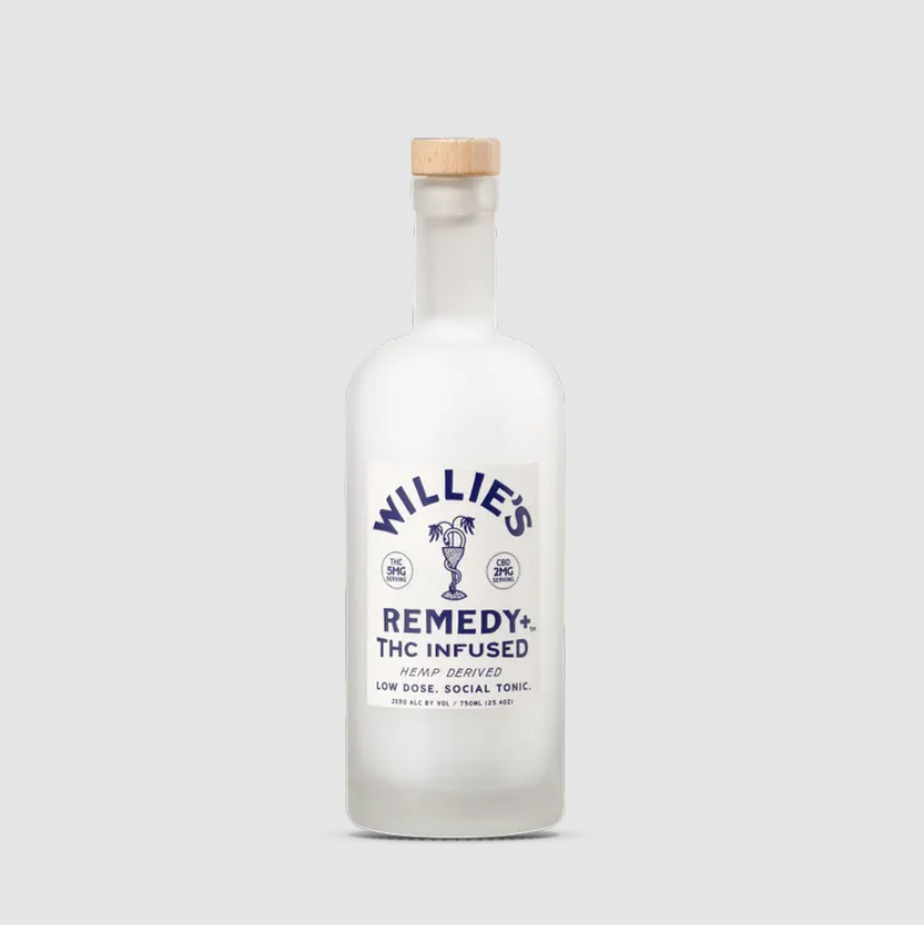 willie's remedy+ infused social tonic cbd+thc 85mg/750ml