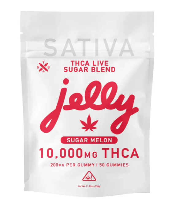 jelly live sugar blend gummies thc 10,000mg