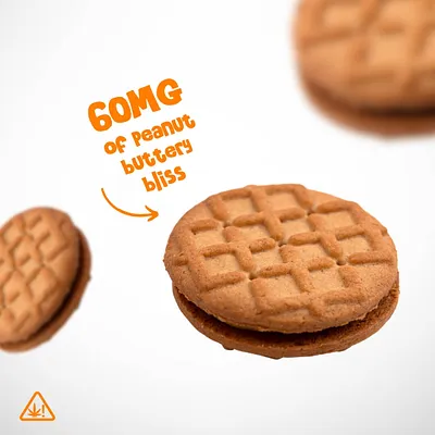 baked delta 9 cookies thc 60mg 4 count strawberry