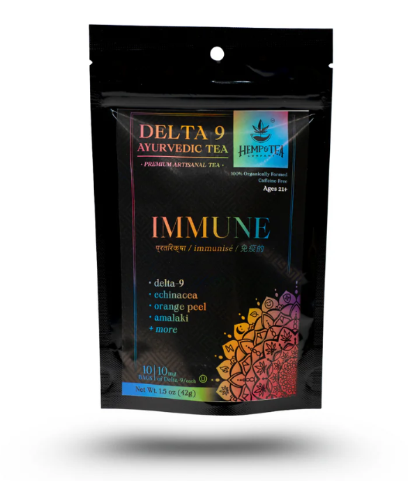 hemp & tea company ayurvedic delta 9 tea energy 10 bags (copy)