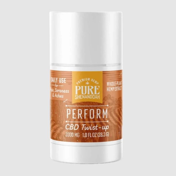 pure shenandoah perform twist up cbd 2000mg